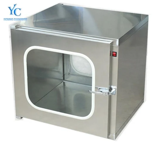Secure Stainless Steel Pass Box for Safe Item Transfer